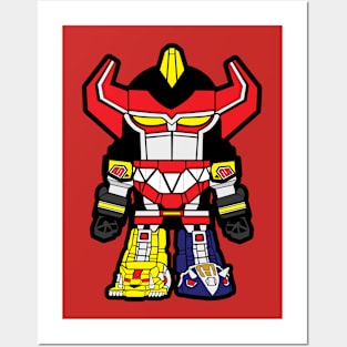 Megazord Chibi Posters and Art